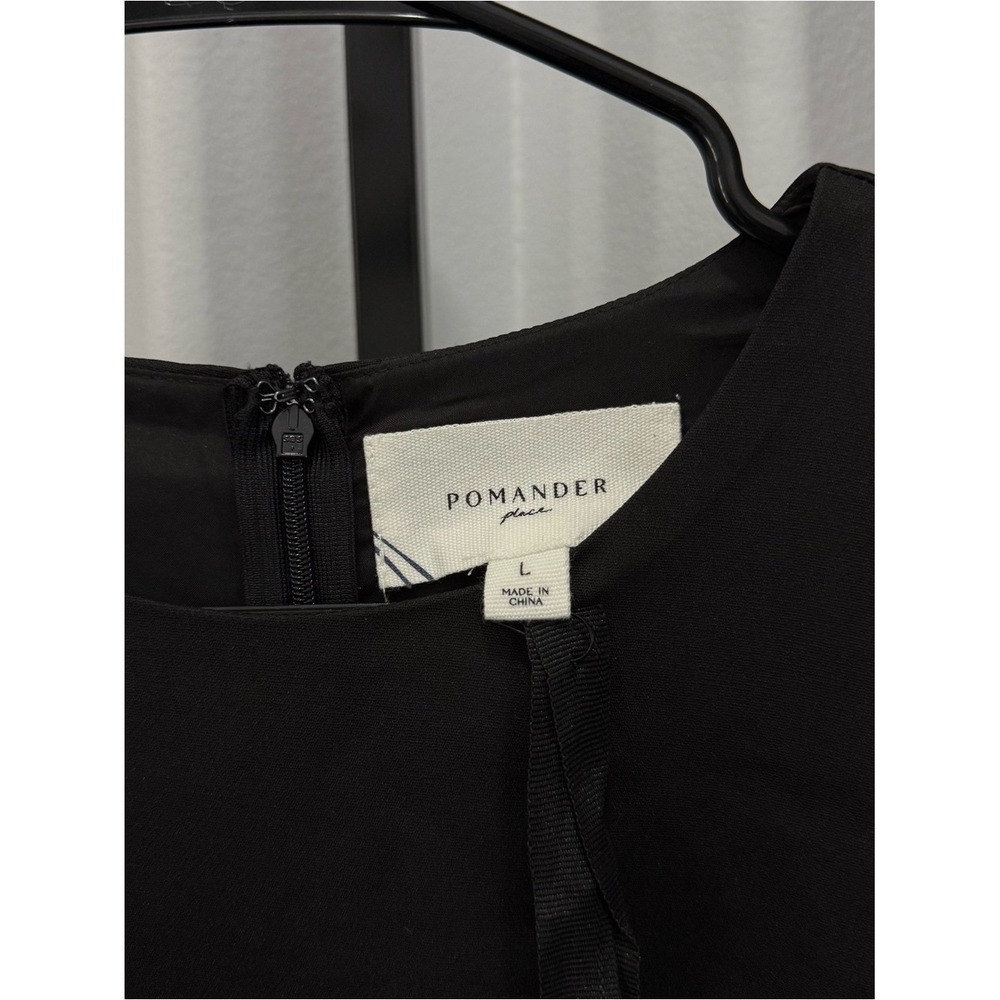 Tuckernuck Pomander Place Black Lillith Lilith Gold Lace Midi Dress NWT Large! - Picture 5 of 8